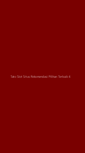 Tampilan Antarmuka Aplikasi Tato Slot Situs Rekomendasi Pilihan Terbaik - 4