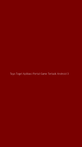 Tampilan Antarmuka Aplikasi Tayo Togel Aplikasi Portal Game Terbaik Android - 3