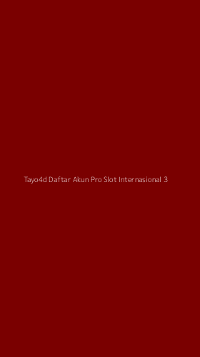 Tampilan Antarmuka Aplikasi Tayo4d Daftar Akun Pro Slot Internasional - 3