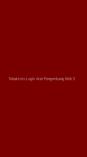 Tampilan Antarmuka Aplikasi Tebaktoto Login Alat Pengembang Web - 3