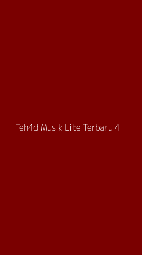 Tampilan Antarmuka Aplikasi Teh4d Musik Lite Terbaru - 4