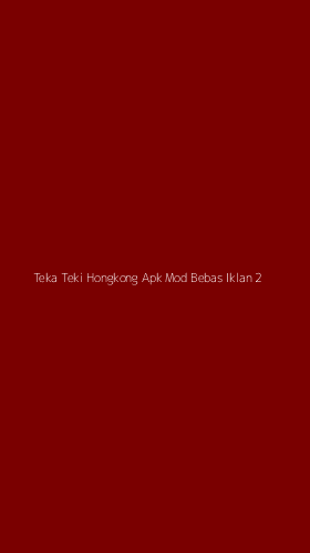 Tampilan Antarmuka Aplikasi Teka Teki Hongkong Apk Mod Bebas Iklan - 2