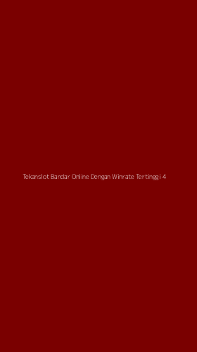 Tampilan Antarmuka Aplikasi Tekanslot Bandar Online Dengan Winrate Tertinggi - 4