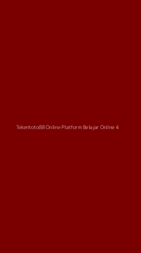 Tampilan Antarmuka Aplikasi Tekentoto88 Online Platform Belajar Online - 4