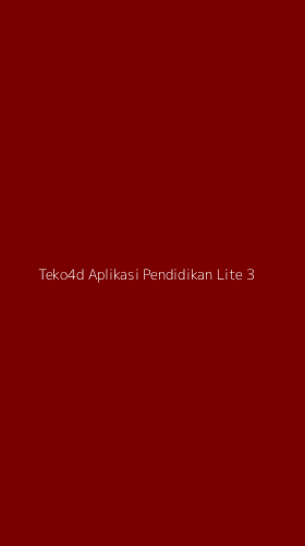Tampilan Antarmuka Aplikasi Teko4d Aplikasi Pendidikan Lite - 3