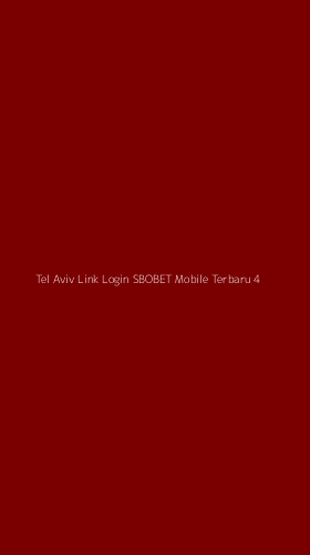 Tampilan Antarmuka Aplikasi Tel Aviv Link Login Sbobet Mobile Terbaru - 4