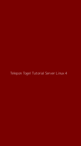 Tampilan Antarmuka Aplikasi Telepon Togel Tutorial Server Linux - 4