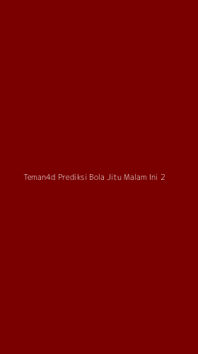 Tampilan Antarmuka Aplikasi Teman4d Prediksi Bola Jitu Malam Ini - 2