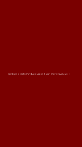 Tampilan Antarmuka Aplikasi Tembakslottoto Panduan Deposit Dan Withdraw Kilat - 1