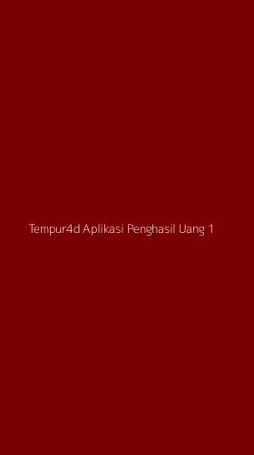 Tampilan Antarmuka Aplikasi Tempur4d Aplikasi Penghasil Uang - 1