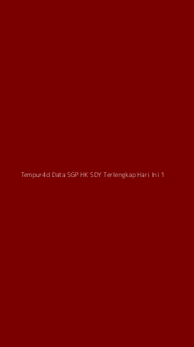 Tampilan Antarmuka Aplikasi Tempur4d Data Sgp Hk Sdy Terlengkap Hari Ini - 1
