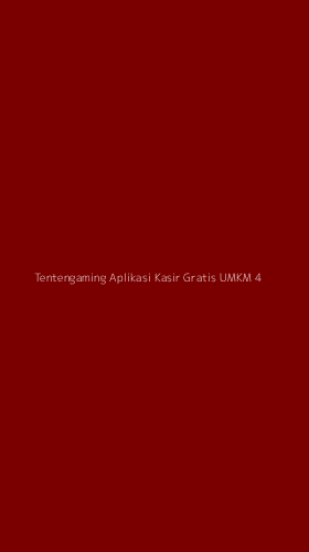 Tampilan Antarmuka Aplikasi Tentengaming Aplikasi Kasir Gratis Umkm - 4