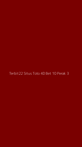 Tampilan Antarmuka Aplikasi Terbit22 Situs Toto 4d Bet 10 Perak - 3
