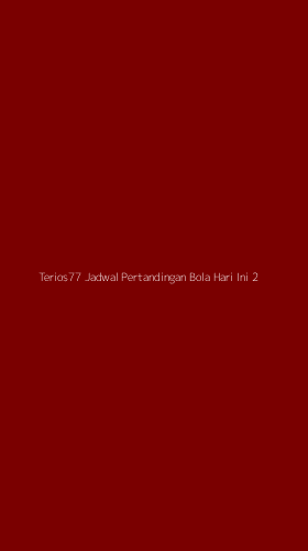 Tampilan Antarmuka Aplikasi Terios77 Jadwal Pertandingan Bola Hari Ini - 2
