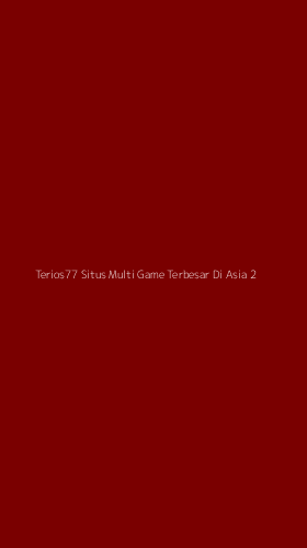 Tampilan Antarmuka Aplikasi Terios77 Situs Multi Game Terbesar Di Asia - 2