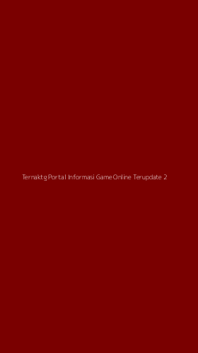 Tampilan Antarmuka Aplikasi Ternaktg Portal Informasi Game Online Terupdate - 2