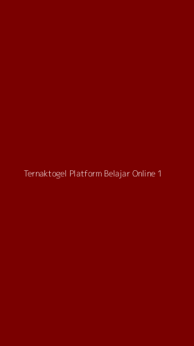 Tampilan Antarmuka Aplikasi Ternaktogel Platform Belajar Online - 1