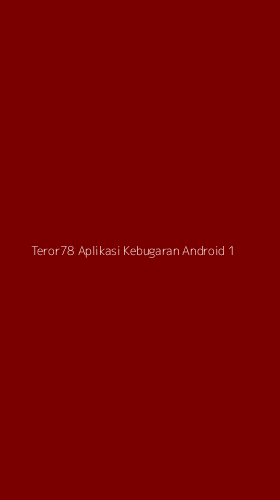 Tampilan Antarmuka Aplikasi Teror78 Aplikasi Kebugaran Android - 1