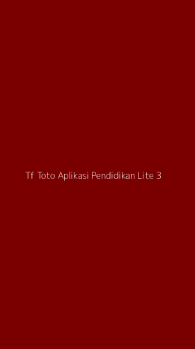Tampilan Antarmuka Aplikasi Tf Toto Aplikasi Pendidikan Lite - 3