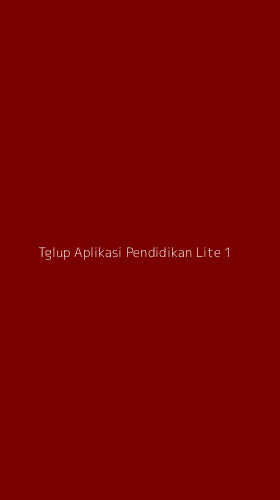 Tampilan Antarmuka Aplikasi Tglup Aplikasi Pendidikan Lite - 1