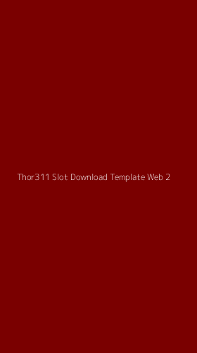 Tampilan Antarmuka Aplikasi Thor311 Slot Download Template Web - 2