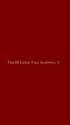 Tampilan Antarmuka Aplikasi Thor89 Editor Foto Aesthetic - 3