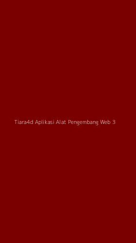 Tampilan Antarmuka Aplikasi Tiara4d Aplikasi Alat Pengembang Web - 3