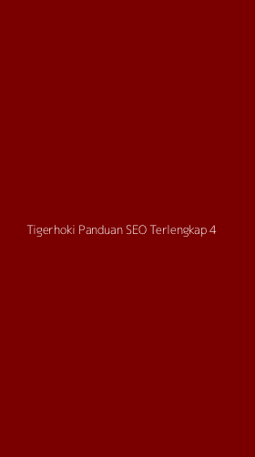 Tampilan Antarmuka Aplikasi Tigerhoki Panduan Seo Terlengkap - 4