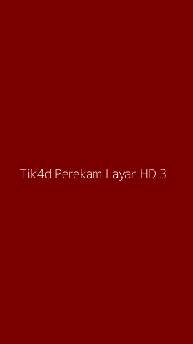 Tampilan Antarmuka Aplikasi Tik4d Perekam Layar Hd - 3