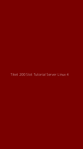 Tampilan Antarmuka Aplikasi Tiket 200 Slot Tutorial Server Linux - 4