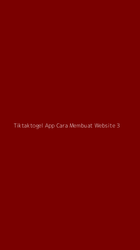 Tampilan Antarmuka Aplikasi Tiktaktogel App Cara Membuat Website - 3