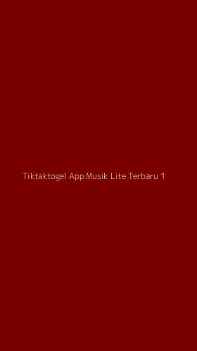 Tampilan Antarmuka Aplikasi Tiktaktogel App Musik Lite Terbaru - 1