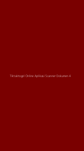 Tampilan Antarmuka Aplikasi Tiktaktogel Online Aplikasi Scanner Dokumen - 4