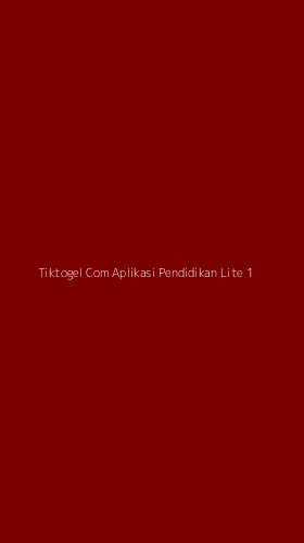 Tampilan Antarmuka Aplikasi Tiktogel Com Aplikasi Pendidikan Lite - 1