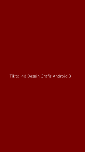 Tampilan Antarmuka Aplikasi Tiktok4d Desain Grafis Android - 3