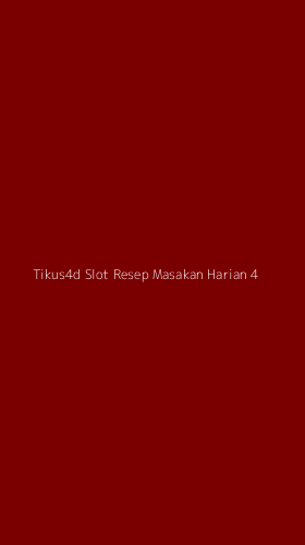 Tampilan Antarmuka Aplikasi Tikus4d Slot Resep Masakan Harian - 4