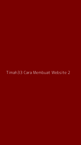 Tampilan Antarmuka Aplikasi Timah33 Cara Membuat Website - 2