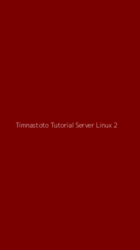 Tampilan Antarmuka Aplikasi Timnastoto Tutorial Server Linux - 2