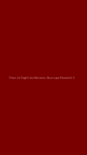 Tampilan Antarmuka Aplikasi Timun 2d Togel Cara Recovery Akun Lupa Password - 3