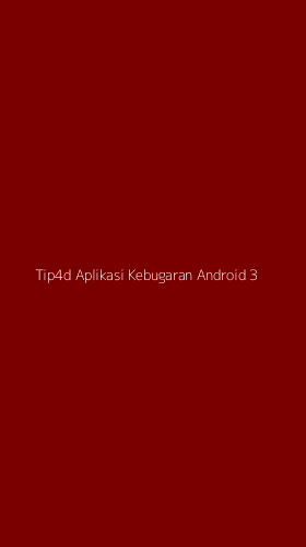 Tampilan Antarmuka Aplikasi Tip4d Aplikasi Kebugaran Android - 3