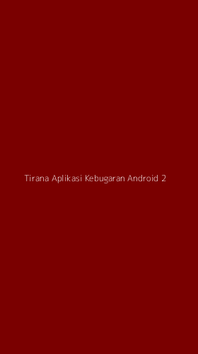 Tampilan Antarmuka Aplikasi Tirana Aplikasi Kebugaran Android - 2