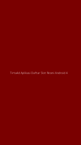 Tampilan Antarmuka Aplikasi Tirta4d Aplikasi Daftar Slot Resmi Android - 4
