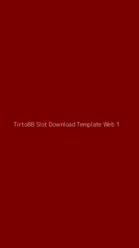 Tampilan Antarmuka Aplikasi Tirto88 Slot Download Template Web - 1