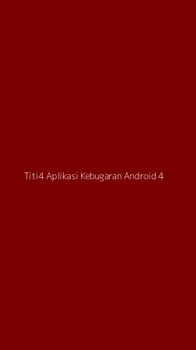 Tampilan Antarmuka Aplikasi Titi4 Aplikasi Kebugaran Android - 4