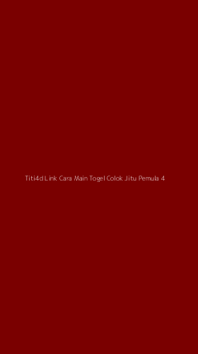 Tampilan Antarmuka Aplikasi Titi4d Link Cara Main Togel Colok Jitu Pemula - 4