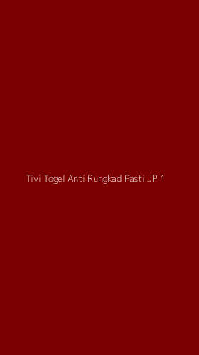 Tampilan Antarmuka Aplikasi Tivi Togel Anti Rungkad Pasti Jp - 1