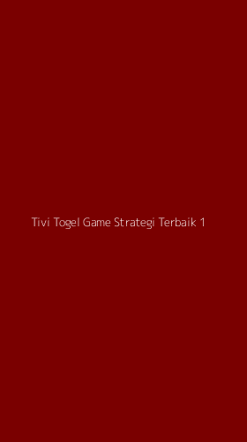 Tampilan Antarmuka Aplikasi Tivi Togel Game Strategi Terbaik - 1