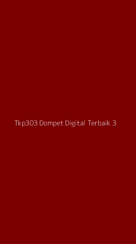 Tampilan Antarmuka Aplikasi Tkp303 Dompet Digital Terbaik - 3