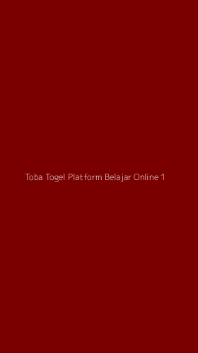 Tampilan Antarmuka Aplikasi Toba Togel Platform Belajar Online - 1