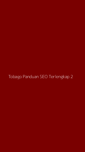 Tampilan Antarmuka Aplikasi Tobago Panduan Seo Terlengkap - 2